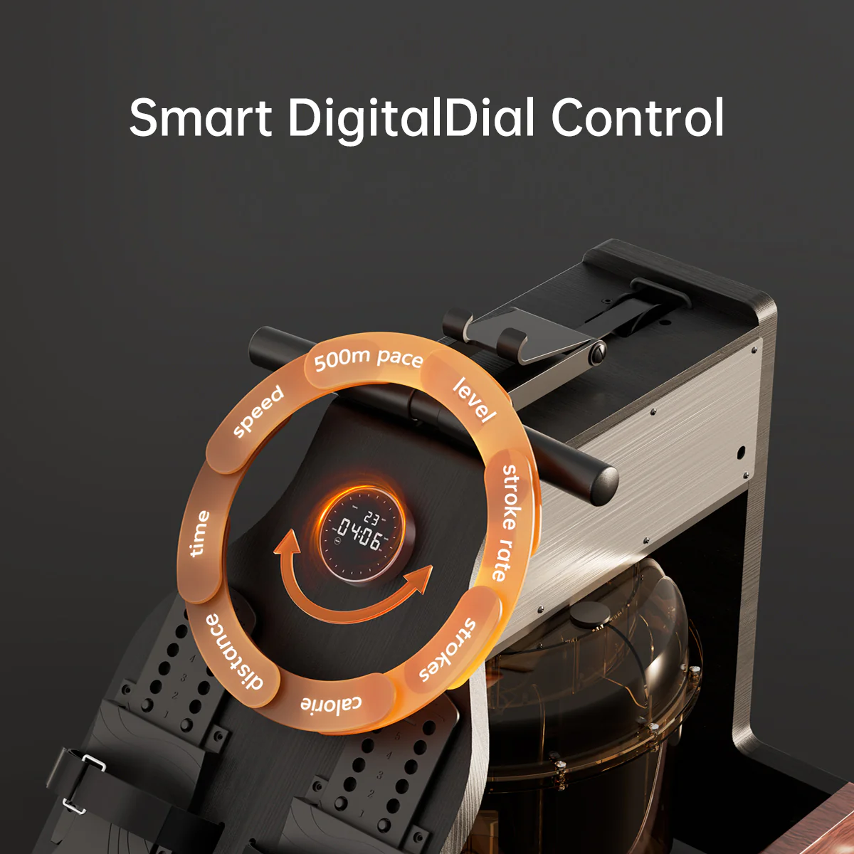 WM10 Foldable Water & Magnetic Rowing Machine - Image 4