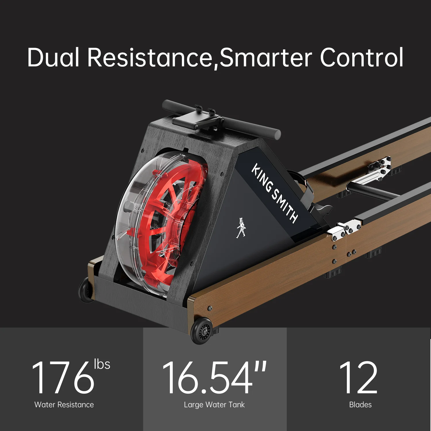 WR20 Foldable Water Rowing Machine - Image 9